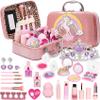 Kids Washable Makeup Girls Toys,Real Little Girl Make up Sets,Toddler Makeup Kit for Kid Children Princess Christmas Birthday Gifts Toys for 5 6 7 8 9 10 Year Old Girls view 1