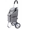 Shopping Trolley, Foldable Shopping Trolley, Reusable, Shopping and Grocery Trolley on Wheels, with Detachable Shopping Bag for Shopping-Grey view 1