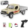 Hylukon 1:14 Scale RC Crawlers, 2.4GHz 15 km/h Remote Control Pickup Truck with LED Linkage Lights, Rechargeable Hobby RC Car Gift for Adults view 1