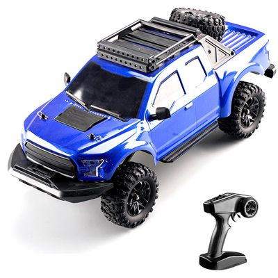 Dodoore RC Cars High Speed Remote Control Car for Adults, 1:16 Scales 4WD Off Road RC Monster Truck, 2.4GHz All Terrains RC Trucks with LED Lights (Blue)