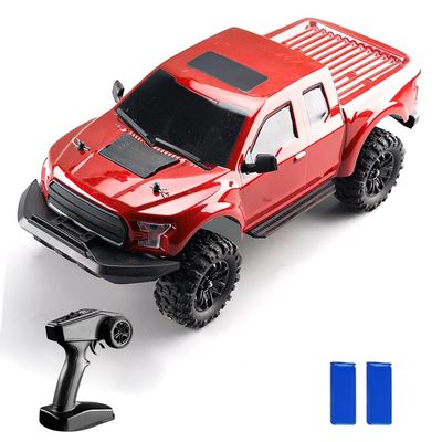 Dodoore RC Cars High Speed Remote Control Car for Adults, 1:16 Scales 4WD Off Road RC Monster Truck, 2.4GHz All Terrains RC Trucks with LED Lights and 2 Rechargeable Batteries (Red)