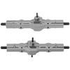 3Pcs B16 Portal Axle Set Front Middle Rear Aluminum Complete Axle & Hard Leaf Spring Suspension Steel Bar Kit view 4