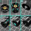4PCS MORFUM 210g/Set RC Front Wheel Hex Hub 19mm Offset Extension Combiner Widen Adapter Spacers Extended Wheel Hex Hubs Offset Spacers Compatible with 1/10 Tamiya Clod Buster 444 RC Car view 4