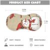 FLildon Muslin Burp Cloth for Baby 2PCS Christmas Snowman Super Absorbent Burping Cloths, Bibs for Newborn Boys Girls view 4