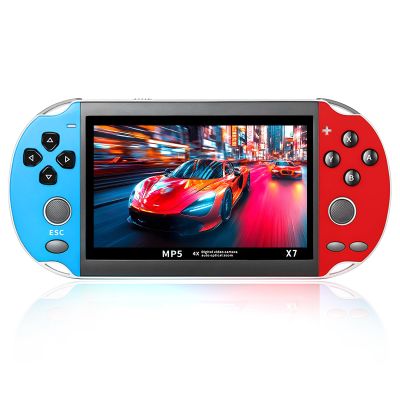 X7 Handheld Game Console, Built in 10000 Games and 10 Emulators, 4.1Inch H D Screen Rechargeable Handheld Retro Game Console, Retro Gaming Console Handheld Support Video Output Music Ebook