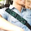 CSGJMYGS 1PCS Car Seat Belt Pads Universal Auto Seatbelt Shoulder Pad Dark Green Ball Seat Belt Cover Comfortable Driving Shoulder Strap Covers Harness Pad for Car Interior Accessories view 4