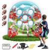 6FT Giant Inflatable Football Target Toss Game - Fun Indoor & Outdoor Yard Games for Kids & Adults, Football Party Throwing Games, Carnival Games, Camping & Tailgate Lawn Activities view 1