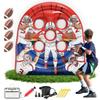 6FT Giant Inflatable Football Target Toss Game - Fun Indoor & Outdoor Yard Games for Kids & Adults, Football Party Throwing Games, Carnival Games, Camping & Tailgate Lawn Activities view 1