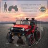 24V Ride on Car Toys, Remote Control 4 Wheels Electric Power Car for Toddlers Kids Boys Girls, 2 Seater Motorized Ride on Cars Vehicle, Red view 4
