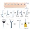 JunZheHub Screwdriver Board Set Wooden Screw Board for Girls Children view 3