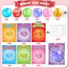 24 Pack Valentines Day Cards with Squeeze Balls, Valentine Cards for Kids, Stretch Fidget Toy for Classroom School Valentines Gifts Exchange, Valentines Party Favor Prizes for Boys Girls view 2