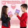 24 Pack Valentines Day Cards with Squeeze Balls, Valentine Cards for Kids, Stretch Fidget Toy for Classroom School Valentines Gifts Exchange, Valentines Party Favor Prizes for Boys Girls view 3