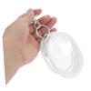 BESTonZON 4pcs Display Cases for Dolls Pvc Storage Bags Keychain for Figures Lightweight and Easy to Carry for Collectors and Students Stylish Organizer for Unique Accessories view 3