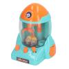 Portable Mini Space Rocket Claw Machine for Children, Colorful Tabletop Game Machine for Kids Interactive Play (Blue) view 1
