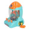 Portable Mini Space Rocket Claw Machine for Children, Colorful Tabletop Game Machine for Kids Interactive Play (Blue) view 3