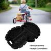 Nurnesy 2 Pcs Kids Pedal Plastic Children's Tricycle Pedals Child Baby Stroller Front Wheel Foot Pedal Accessories (Black) view 2