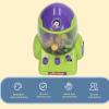 Portable Mini Space Rocket Claw Machine for Children, Colorful Tabletop Game Machine for Kids Interactive Play (Green) view 2