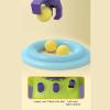 Portable Mini Space Rocket Claw Machine for Children, Colorful Tabletop Game Machine for Kids Interactive Play (Green) view 3