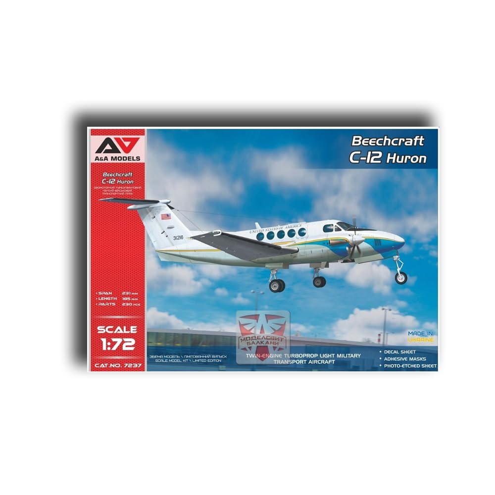 AA Models 7237 1/72 C-12A/C/U Huron Military Transporter Plastic Model kit
