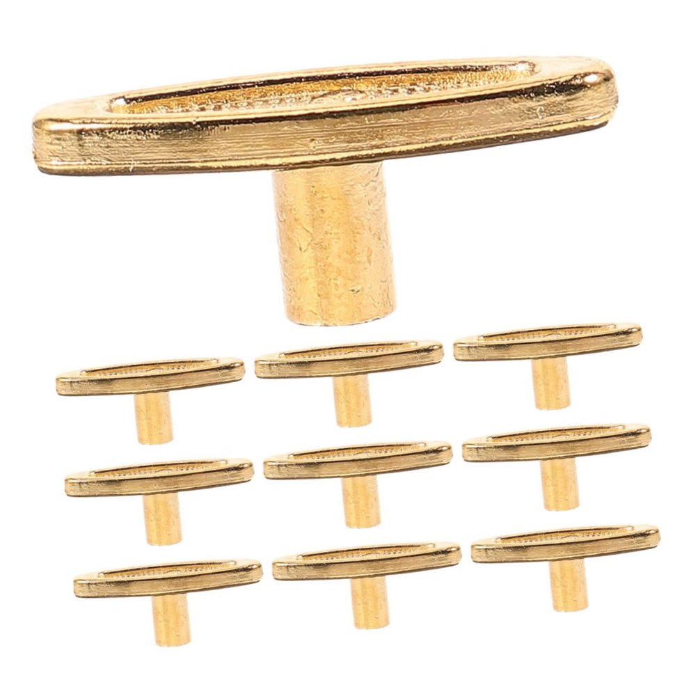 BESTonZON 10pcs Music Box Winder Handle Replacement Keys for Tiny Windup Jewelry Key