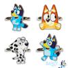 LUV HER Bluey Kids Jewelry: 4-Piece Adjustable Rings for Girls, Ring Sets with metal charm Fashion Girls Jewelry Ages 3+ view 2