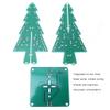 3D Christmas Tree LED DIY Electronic Circuit Kit, PCB Stereo Christmas Tree with 16 LEDs, Holiday Decor, Low Power Consumption, Educational Toy (Colorful DIY Set) view 4