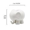 CEUMEA Coin Bank Elephant Piggy Bank Ceramic Ornament Large Capacity Cute Piggy Bank Practical Gifts for Easter Can Be Taken Out Money Bank view 2