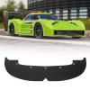 RC Racing Car Front Splitter,Carbon Fiber Shockproof RC Car Front Bumper Splitter Replacement for Arrma Vendetta 4wd 3s view 4