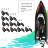10Pcs RC Boat Tail Propeller Spare Part Kit Superior Material Brushless Remote Control Boat Tail Propeller Spare Part Kit for Ft009 RC Boat view 2