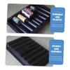 TOBBOMEY Plastic Poker Chip Tray for Table Storage Plastic Design for Easy Organization of Game Chips for Gaming Tables and view 3