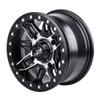 4/156 Tusk Wasatch Beadlock Wheel 15x7 5.0 + 2.0 Machined/Black For Kawasaki MULE Pro-FXT 820 Platinum Ranch Edition 2022-2023 view 2