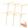 TOBBOMEY 10pcs Flying Wooden Dragonfly Propeller Toy Interactive Outdoor Activity for Boy Girl Wood Parent-boy Girl Fun Great for Parties and Carnivals view 1