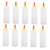 Hoement 10 Pack 400ml Plastic Lamb Milk Bottles Goat Nursing Bottles for Livestock Feeding Strong Easy Cleaning Design view 1