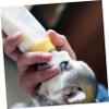 Hoement 10 Pack 400ml Plastic Lamb Milk Bottles Goat Nursing Bottles for Livestock Feeding Strong Easy Cleaning Design view 3