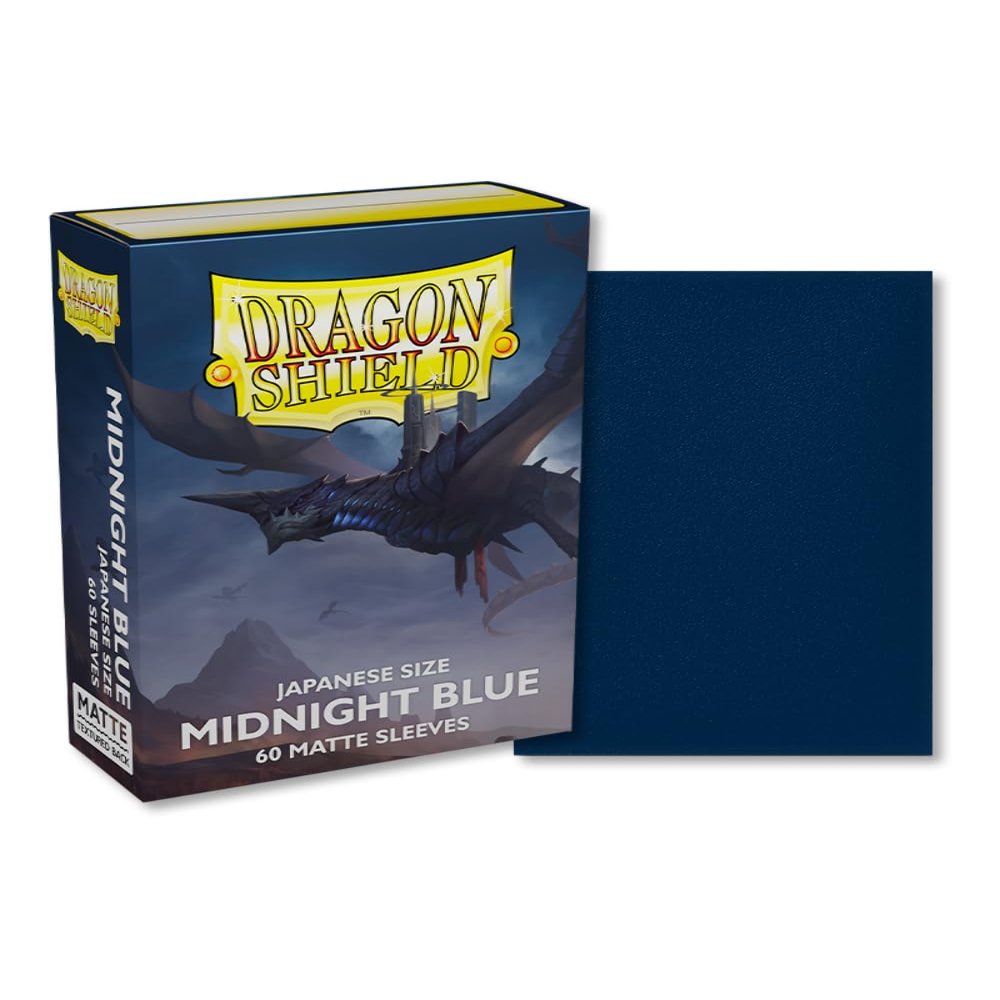 10 Packs Dragon Shield 100ct Midnight Blue Matte Mini Japanese Display Case