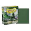 10 Packs Dragon Shield 100ct Forest Green Matte Mini Japanese Display Case view 1