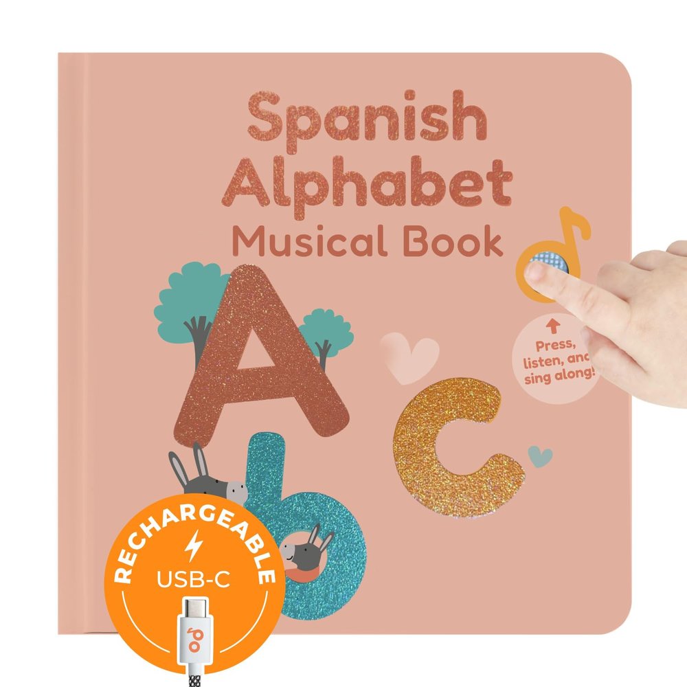 Cali's Books Spanish Nursery Rhymes Sound Book for Babies and Toddlers 1-3 | Baby Books with Spanish Songs for Kids | Libros en Espaol par Bebes (Spanish ABC)