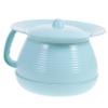 Hohopeti Portable Boys and Girls Urinal Potty Lid Travel Pee Bucket for Home Camping and Car Unisex Plastic Urine Container for Boy Girl and Adults Blue view 1
