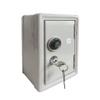 NTIYOU Money Banks Bank Saving Bank Household Insurance Box Metal Safe Creative Piggy Bank Key Alcancia Cabinet Desktop Decoration Money Boxes Kid(Silver) view 1