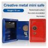NTIYOU Money Banks Bank Saving Bank Household Insurance Box Metal Safe Creative Piggy Bank Key Alcancia Cabinet Desktop Decoration Money Boxes Kid(Silver) view 3