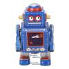 Ymiko Vintage Clockwork Robot Toy Iron Wind Up Vintage Robot for Restaurant Cafe (Blue) view 1