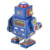Ymiko Vintage Clockwork Robot Toy Iron Wind Up Vintage Robot for Restaurant Cafe (Blue) view 3