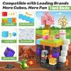 194PCS Magnetic Blocks - Build Mine Magnet World Magic Teleport Pipes Set, Building STEM Sensory Toddler Toys for 3+ Year Old Boys & Girls, Compatible with All Magworld 1 Magnetic Blocks Kids Toys view 3
