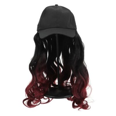 HAPINARY Fashionable Women Ponytail Hat Long Curly Wig Sleep Hair Cap Ladies Hat No Wig Holder