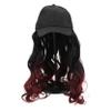 HAPINARY Fashionable Women Ponytail Hat Long Curly Wig Sleep Hair Cap Ladies Hat No Wig Holder view 1