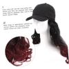 HAPINARY Fashionable Women Ponytail Hat Long Curly Wig Sleep Hair Cap Ladies Hat No Wig Holder view 2