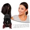 HAPINARY Fashionable Women Ponytail Hat Long Curly Wig Sleep Hair Cap Ladies Hat No Wig Holder view 4