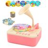 Ghousetec Kids Gramophone with 96 Learning Cards, Kids Story Toys and Toddler Music Player, Ages 3+ view 1