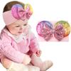 BBGifts 1PC Mouse Ears Headband/Headwrap - Toddler, Baby, Kids - Party supplies - Pink Sequin view 1
