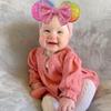 BBGifts 1PC Mouse Ears Headband/Headwrap - Toddler, Baby, Kids - Party supplies - Pink Sequin view 3
